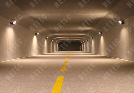 汉鼎LED投光灯模拟隧道